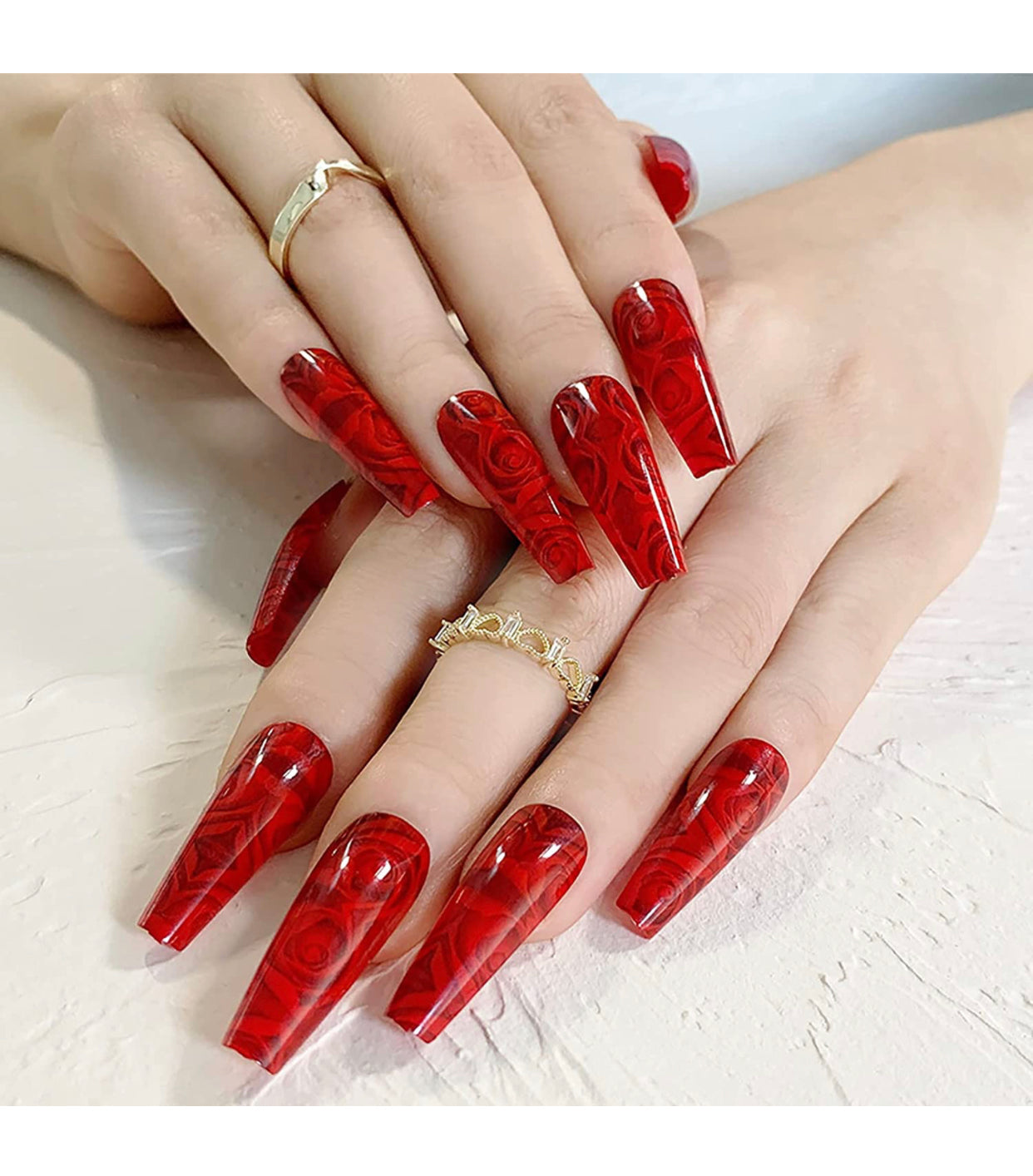 Simple nail art design with bright red nail polish . Inspiration for your  next diy manicure❤️ . Let me know if you loved this summer nail… | Instagram