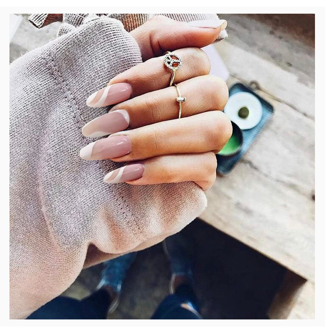 64+ Stunning French Tip Nails That Aren't BORING - TheFab20s | Nagels,  Acrylnagels